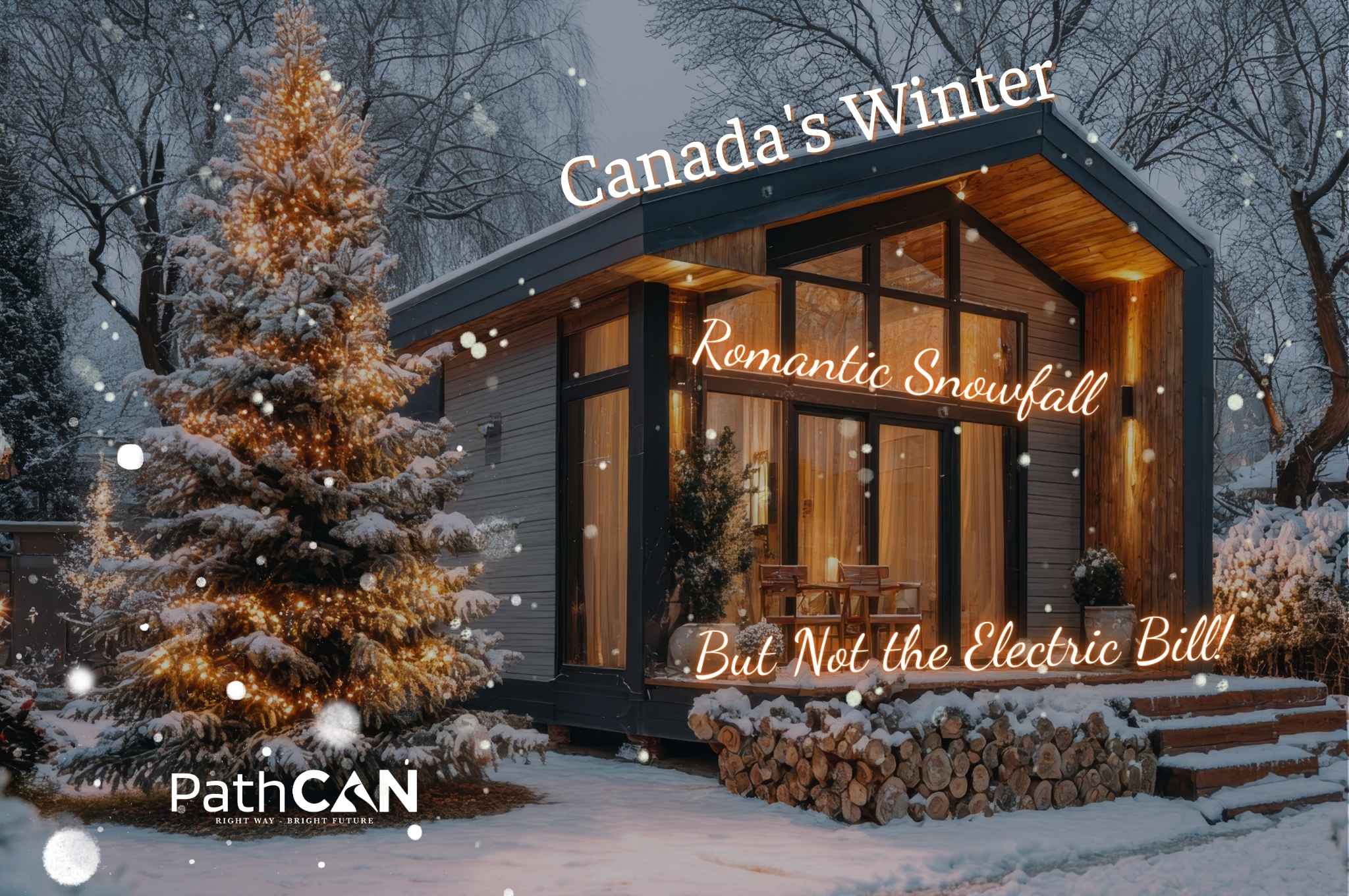 Canada's Winter: Romantic Snowfall, But Not The Electric Bill!